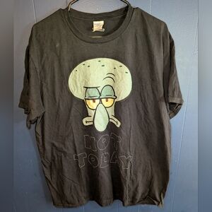 Squidward " Not Today  " Tee